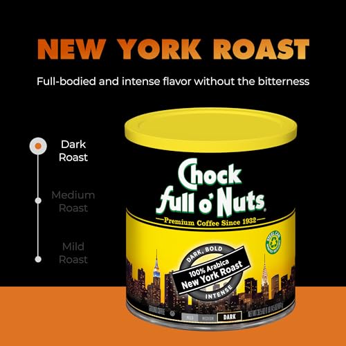 Chock Full o' Nuts Ground Coffee New York Roast - 30.5 oz Can