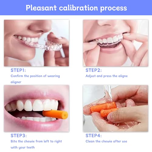 Ceonam 6-Pack Orthodontic Chewies for Invisible Aligners & Braces