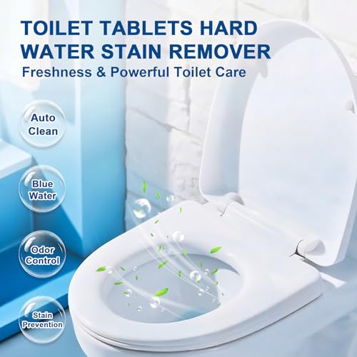 HERB ANGEL Automatic Toilet Bowl Cleaner Tablets, 24 Pack Blue Tank Cleaners
