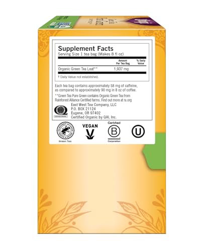 Organic Green Tea - Pure, Invigorating, 16 Count | YOGI TEA