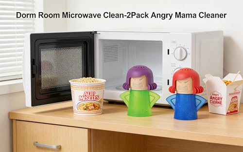 Angry Mama Microwave Steam Cleaner - 2-Pack Natural Kitchen Grime Remover