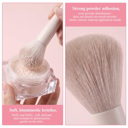 10-Piece Pink Eye Makeup Brush Set - Synthetic Eyeshadow & Contour Brushes