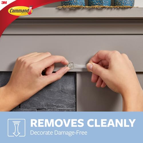 Command Clear Decorating Clips Value Pack - 40 Clips & 48 Strips