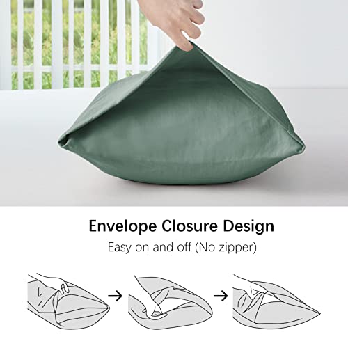 MILDLY Sage Green Body Pillowcase - 20x54 Inches, Soft Microfiber