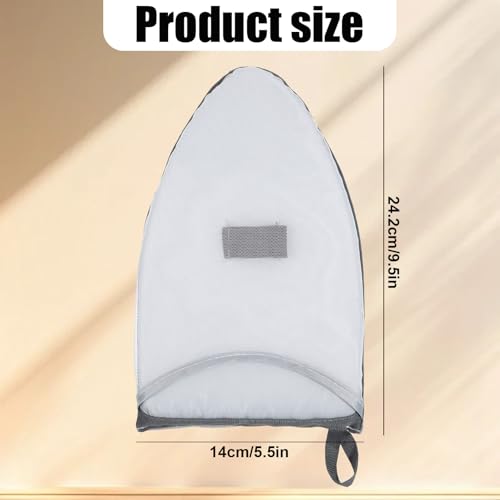 Ezymivs Heat-Resistant Garment Steamer Glove with Finger Loop, Anti Steam Protective Mitt