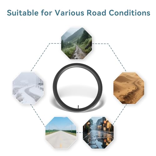2-PCS 18x2.125 Bike Tube 18 x 2.125 Bike Inner Tube 18x2.4 Compatible with 18x2.125 18x2.20 18x2.25 18x2.30 18x2.35 18x2.40 18 Inch