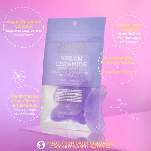 Pacifica Vegan Ceramide Hydrating Jelly Undereye & Smile Line Masks