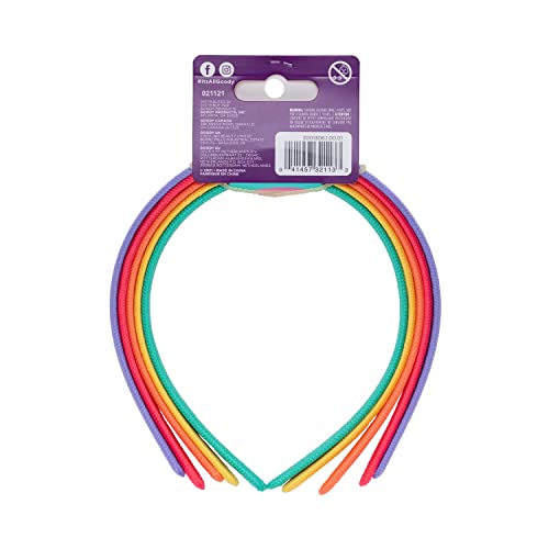 Goody Kids Ouchless Fabric Headband Assorted Colors 5-Pack