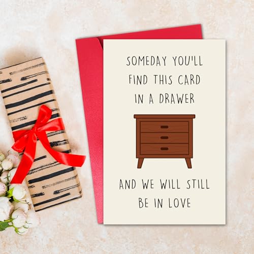 Anniversary Card for Husband Wife - Romantic Keepsake Greeting Card
