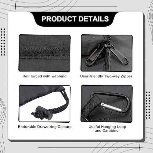 Portable Travel Laundry Bag with Handles - Compact & Durable