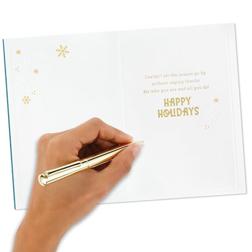 Hallmark Christmas Thank You Card for Teachers & Essential Workers - Pack of 2