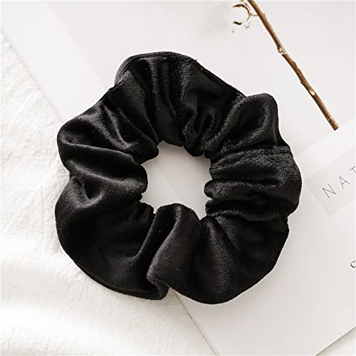 Large Velvet Hair Scrunchies 3 Pcs Stretchy Hair Ties for Women