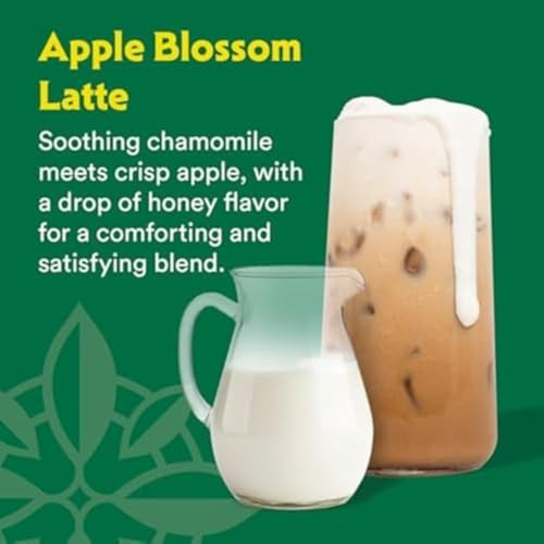 STASH Apple Blossom Latte Tea Concentrate, Apple Chamomile, 32 oz (Pack of 2)