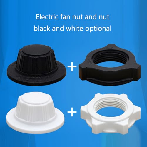 M8 Fan Fixing Nut - Colorless Hexagonal Flat Head Industrial Spare Part