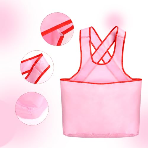 Lasuroa Portable Clothes Drying Apron with Large Pouch - Pink