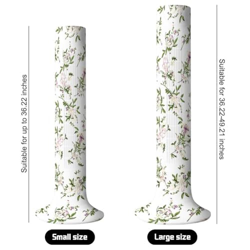 Floral Tower Fan Dust Cover - Washable Protective Cover for 37-49 Inch Fans