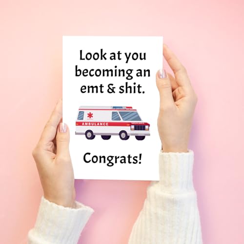 Funny EMT Graduation Card - Celebrate Emergency Medical Service