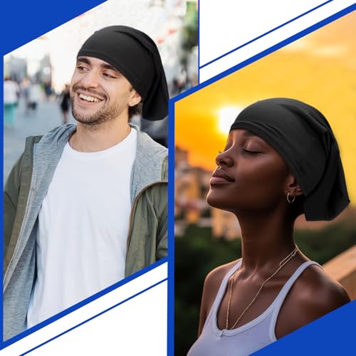 Twistover Jumbo Dreadlock Cap & Hair Wrap for Locs 2-Pack 12 Inch