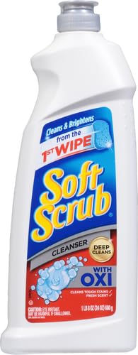 Soft Scrub Oxi Cleanser 24 Oz - Multi Surface Deep Cleaner