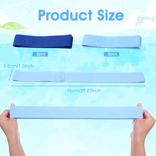 Elastic Beach Towel Bands - 6 Pack Windproof Clips for Loungers