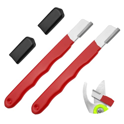 2-Pack Wolfram Steel Pocket Blade Sharpener for Garden Tools