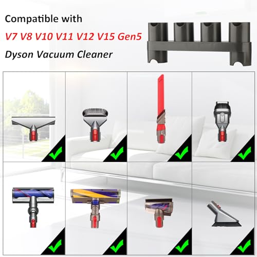 Dyson Vacuum Accessory Holder with 6 Storage Sockets