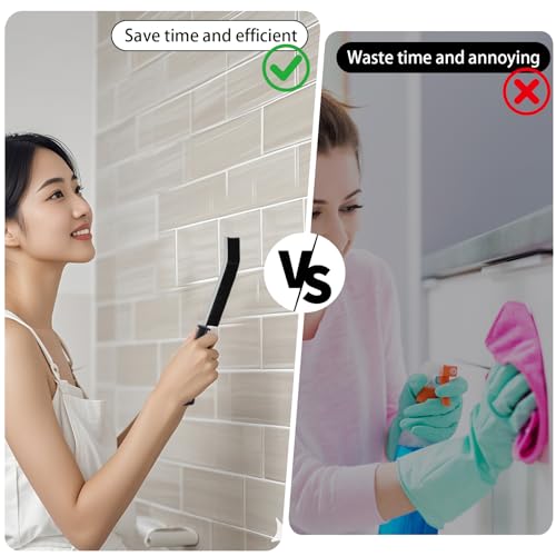 19-Piece Crevice Cleaning Brush Set for Kitchen & Bathroom