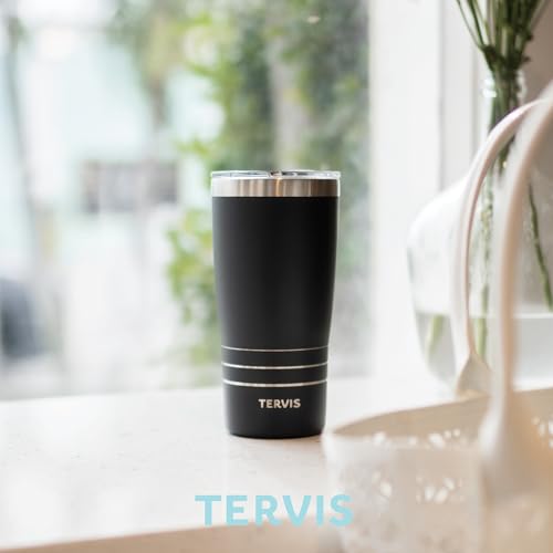 Tervis Traveler Rainbow Flavor Ombre Triple Insulated Tumbler Travel Cup Keeps Drinks Cold & Hot, 20oz, Stainless Steel