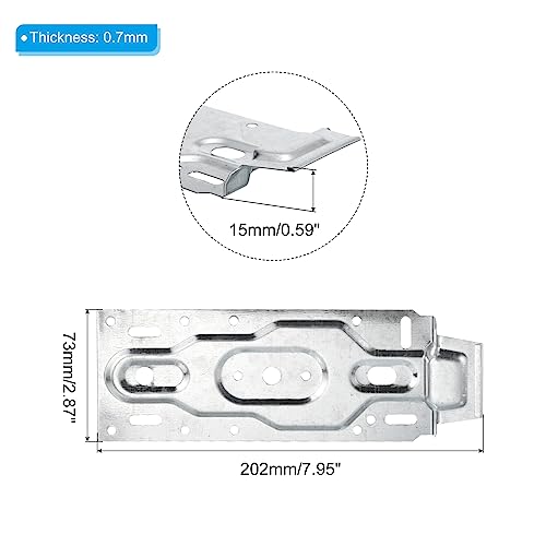 PATIKIL Universal Air Conditioner Wall Mount Bracket, 1 Pair for 1-3P Units