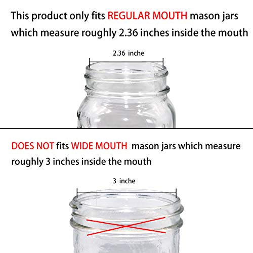 SheeChung Foaming Soap Dispenser Pump Lid for Regular Mouth Mason Jars, Bronze