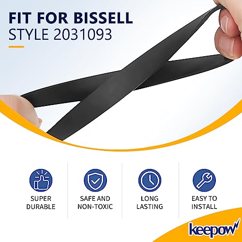 KEEPOW Vacuum Belt 4 Pack for Bissell PowerForce Helix Turbo