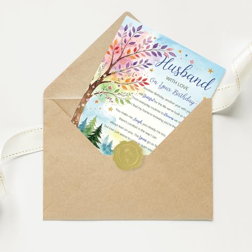 Haskerty Husband Birthday Card BK-073 - Thoughtful Gift from Wife