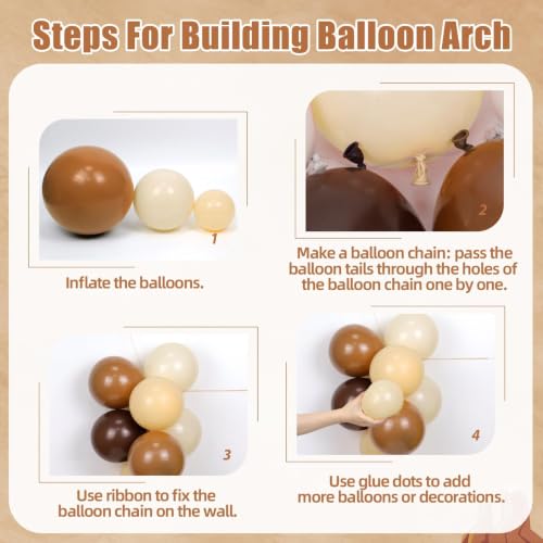 Cowboy Balloon Arch Kit - 31pcs Wild West Party Decorations