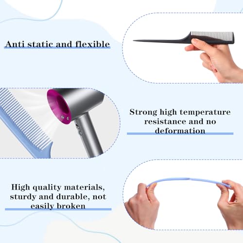 Mabor 4PCS Rat Tail Combs for Hair Styling, Parting & Teasing Set