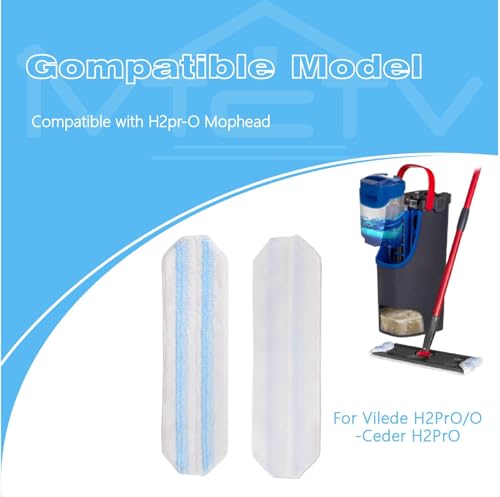 5-Pack Replacement Mop Pads for O-Cedar H2Pro Flat Mop System