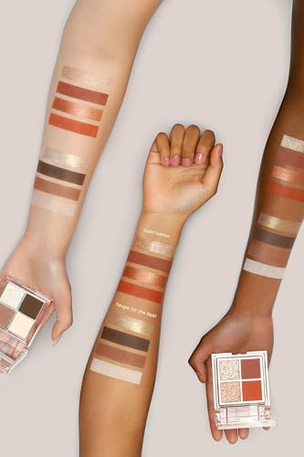 JOAH Simplifeyed Quad Eyeshadow Palette – Matte & Shimmer Finishes