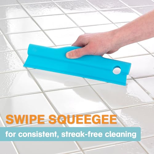 Polder Swipe Squeegee - Turquoise Shower & Window Cleaner