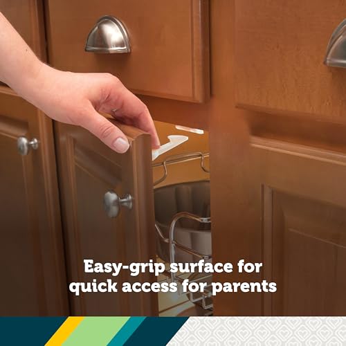 Safety 1st Spring-Loaded Cabinet and Drawer Latches, 10 Pack