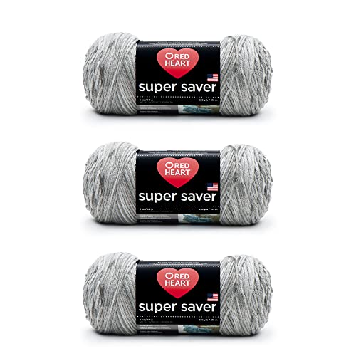 Red Heart Super Saver Worsted Yarn - Soapstone - 3 Pack (141g/5oz Each)