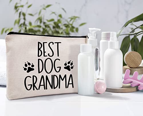 Best Grandma Makeup Bag Linen Cosmetic Case Travel Toiletry Organizer