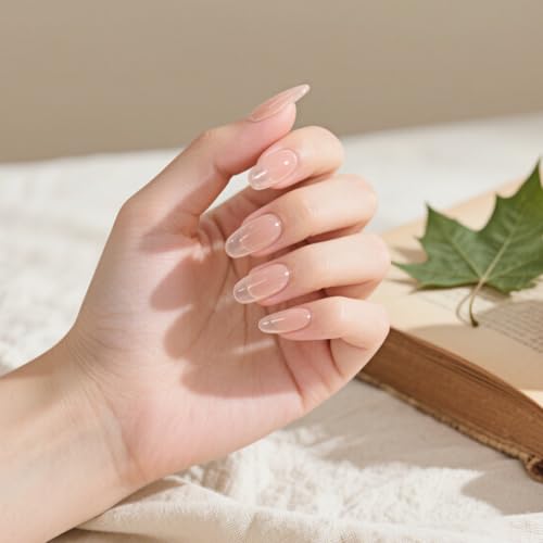 JODSONE Jelly Wheat Gel Nail Polish 10ml Pale Nude Soak Off LED