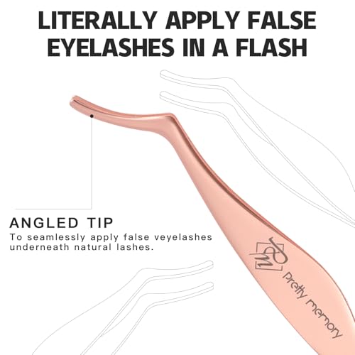 Pretty Memory Stainless Steel Eyelash Applicator Tool in Rose Gold