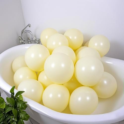 Pastel Yellow Balloon Garland - 145pcs Latex Balloons for Parties