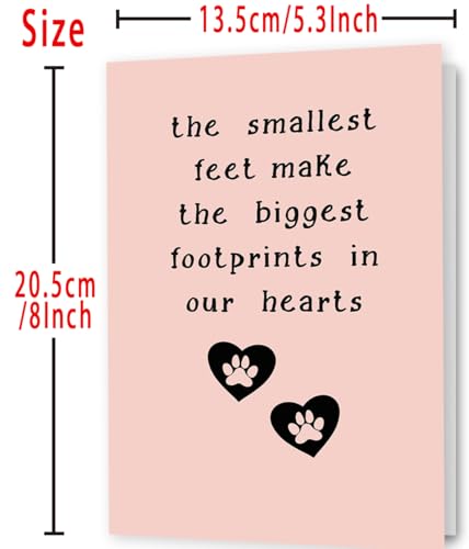 Pet Loss Sympathy Card for Dog Lovers | Heartfelt Memorial Gift
