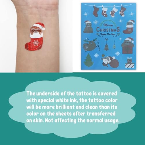 Christmas Temporary Tattoos for Kids - 90 Fun Designs