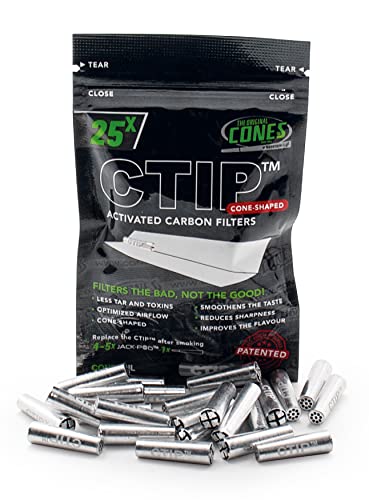 CTIP Cone-Shaped Activated Carbon Filters - 25 Count