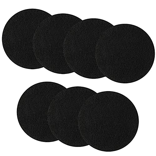 7 Pack Activated Charcoal Compost Bin Filters - Odor Absorbing Replacement Sheets