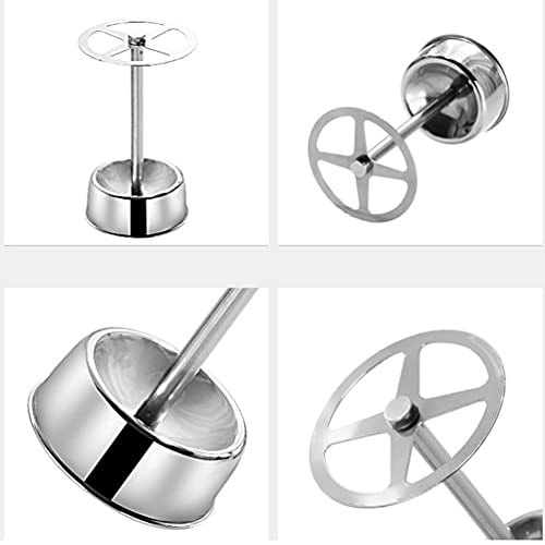 Teensery Stainless Steel 4-Slot Toothbrush Holder and Desk Organizer