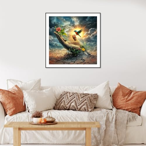 Reluohuo 5D Diamond Painting Kit for Adults - Full Drill DIY Art 12x12