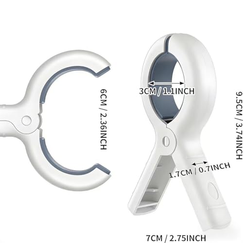 8 Pcs Beach Towel Clips for Sunbeds, Windproof Plastic Lounge Chair Pegs